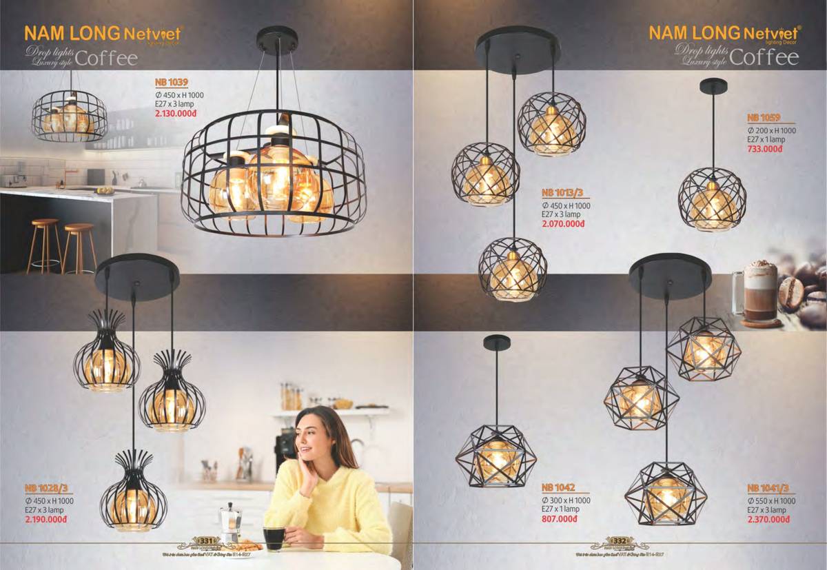 Đèn trang trí NAM LONG Catalogue và Bảng giá tại Bình Dương /Page 60